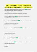 MGT 325 Exam 1 UPDATED ACTUAL  QUESTIONS AND CORRECT ANSWERS
