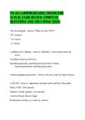 PN ATI COMPREHENSIVE PREDICTOR ACTUAL EXAM REVIEW COMPLETE QUESTIONS AND SOLUTIONS 2026