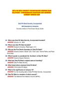 ZETA PHI BETA SORORITY INCORPORATED VERIFIED EXAM SOLUTIONS - COMPREHENSIVE QUESTIONS AND ANSWERS - CURRENT VERSION 2026
