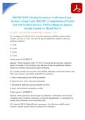 NRCME &lpar;DOT&rpar; Medical Examiner Certification Exam - Version 2 Actual Exam 2026&sol;2027 &vert; Comprehensive Practice Test with Verified Answers &vert; FMCSA Blueprint Aligned &vert; Already Graded A&plus; &lpar;Brand New&excl;&excl;&rpar;