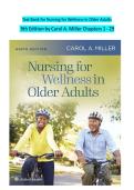 Nursing for Wellness in Older Adults 8th Edition by Carol A Miller Test Bank PDF printed