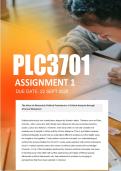 PLC3701 Assignment 1 Semester 2 2026 - Due 22 September 2026