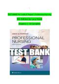 TEST BANK For Leddy & Pepper&rsquo;s Professional Nursing 9th Edition by Lucy Hood Chapters 1 - 22 Complete