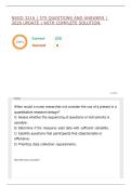 NSGD 3216 &vert; 375 QUESTIONS AND ANSWERS &vert; 2026 UPDATE &vert; WITH COMPLETE SOLUTION&period;