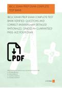 IBCLC EXAM PREP EXAM COMPLETE TEST  BANK VERIFIED  QUESTIONS AND  CORRECT ANSWERS with DETAILED  RATIONALES  GRADED A&plus; GUARANTEED  PASS- ACE YOUR EXAM 