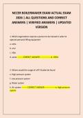 NCCER BOILERMAKER EXAM ACTUAL EXAM 2026 &vert; ALL QUESTIONS AND CORRECT ANSWERS &vert; VERIFIED ANSWERS &vert; UPDATED VERSION