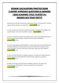 DOSAGE CALCULATIONS EXAM BUNDLE&colon; ALL IN ONE-EVERYTHING YOU NEED - 2026
