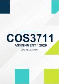 COS3711 ASSIGNMENT 1 2026 - DISTINCTION  &vert; DUE 15 MAY 2026
