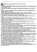 WGU C214 Financial Management OA Study Set &ndash; Questions with Correct Answers &lpar;2026&sol;2027 Update&rpar; &vert;&vert; Complete A&plus; Guide