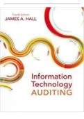 Test Bank For Information Technology Auditing &lpar;4th Edition&rpar; By James A&period; Hall &ndash; All Chapters Complete &vert;&vert; A&plus; Guide