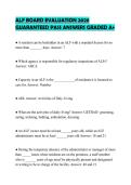 ALF BOARD EVALUATION 2026 GUARANTEED PASS ANSWERS GRADED A&plus;