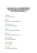 ALHS 1040 FINAL COMPREHENSIVE REVIEW 2026 QUESTIONS WITH SOLUTIONS GRADED A&plus;