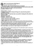 AQA A Level Economics 2023 Paper 2 Exam &ndash; Questions with Correct Answers &lpar;2026&sol;2027 Update&rpar; &vert;&vert; Complete A&plus; Guide