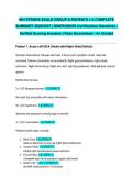 NIH STROKE SCALE GROUP A PATIENTS 1-6 COMPLETE SUMMARY 2026&sol;2027 &vert; NINDS&sol;NIHSS Certification Standards &vert; Verified Scoring Answers &vert; Pass Guaranteed - A&plus; Graded