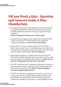 NR 509 ALL WEEKS &plus; QUIZZES &plus; FINAL EXAMS COMPILATION BUNDLE