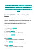 NIH STROKE SCALE ALL GROUPS A-F PATIENTS 1-6 COMPLETE ANSWER KEY 2026&sol;2027 &vert; NIHSS Certification Exam &vert; Verified Scoring for Group A&comma; B&comma; C&comma; D&comma; E&comma; F &vert; Package Deal &vert; Pass Guaranteed - A&plus; Graded