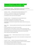 Chapter 5 &lpar;Gregg&rpar; BIOL 1201 Test Questions and Answers 2026&period;