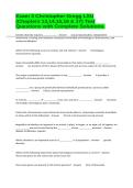 Exam 3 Christopher Gregg LSU &lpar;Chapters 13&comma;14&comma;15&comma;16 & 17&rpar; Test Questions with Complete Solutions&period;