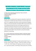 BIOCHEM 210 MODULE 7 EXAM 2026&sol;2027 &vert; Glycolysis&comma; Gluconeogenesis & CAC &vert; Portage Learning &vert; Verified Questions & Answers &vert; Pass Guaranteed - A&plus; Graded