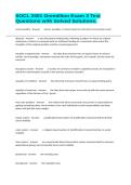 SOCL 2001 Gremillion Exam 3 Test Questions with Solved Solutions&period;