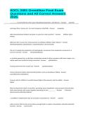 SOCL 2001 Gremillion Final Exam Questions and All Correct Answers 2026&period;