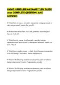 AMMO HANDLER 108 EXAM STUDY GUIDE 2026 COMPLETE QUESTIONS AND ANSWERS