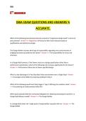 Design-Build Institute of America &lpar;DBIA&rpar; Certification Exam &ndash; DBIA &ndash; Accurate Practice Questions and Answers