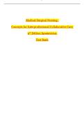 Test Bank for Medical-Surgical Nursing&colon; Concepts for Interprofessional Collaborative Care &lpar;9th Edition&rpar; &vert; Verified Questions and Answers &vert; Complete Chapters &vert; Latest 2026 Edition &vert; GET FULLY PREPARED