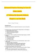 Test Bank For Advanced Practice Nursing in Care of Older Adults &lpar;2nd Edition&rpar; By Kennedy Malone &ndash; Chapters 1&ndash;19 Complete