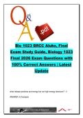 BIO 1023 &lpar;BRCC&rpar; &ndash; Baton Rouge Community College &ndash; 2026 Final Exam Study Guide &vert; 300&plus; Questions on Evolution&comma; Ecology&comma; Human Systems & Plant Biology