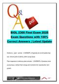 BIOL 2300 Final Exam 2026 Study Guide &vert; 250&plus; Questions on Community Ecology&comma; Food Webs & Ecosystem Dynamics 