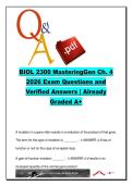 BIOL 2300 MasteringGen Chapter 4 Final Exam 2026 &vert; 120&plus; Genetics Practice Questions on Epistasis&comma; Pedigrees & Sex-Linked Inheritance