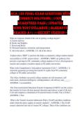 ACA 122 Final Exam QUESTIONS WITH CORRECT SOLUTIONS&vert;&vert;100&percnt; GUARNTEED PASS&vert;&vert;UPDATED 2026&sol;2027 SYLLABUS&vert;&vert;ALREADYD GRADED A&plus;&vert;&vert;<<RECENT VERSION>>