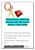 CLEP US History I 2026 Exam Prep &vert; 200&plus; Questions on Colonization&comma; Reform & Reconstruction &ndash; College Board CLEP