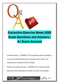 NASM Corrective Exercise Specialist &lpar;CES&rpar; 2026 Exam Prep &vert; 150&plus; Questions on Corrective Exercise Continuum & Human Movement Science &ndash; NASM