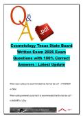 Cosmetology Texas State Board Written Exam 2026 &vert; 500&plus; Questions on Sanitation&comma; Haircutting & TDLR Laws &ndash; Texas Licensing Exam