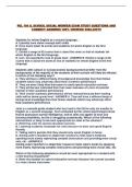 PEL 184 IL SCHOOL SOCIAL WORKER EXAM STUDY QUESTIONS AND CORRECT ANSWERS 100&percnt; VERIFIED 2026-2027&excl;&excl;