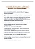 PSYS 284 EXAM 3 QUESTIONS AND CORRECT ANSWERS 100&percnt; VERIFIED 2026-2027&excl;&excl;
