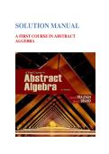 Solution Manual for First Course in Abstract Algebra&comma; 8th Edition by John B&period; Fraleigh&vert; 9780135859759&vert; All Chapters&vert; LATEST