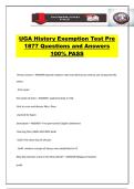 UGA History Exemption Test Pre 1877 Questions and Answers 100&percnt; PASS