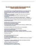 PEL 238 &lpar;SCHOOL SW&rpar; CONTENT AREA EXAM QUESTIONS AND CORRECT ANSWERS LATEST UPDATE&excl;&excl;