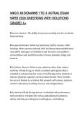 ANCC IQ DOMAINS 1 TO 5 ACTUAL EXAM PAPER 2026 QUESTIONS WITH SOLUTIONS GRADED A&plus;