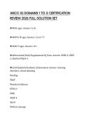 ANCC IQ DOMAINS 1 TO 5 CERTIFICATION REVIEW 2026 FULL SOLUTION SET