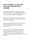 ANCC IQ DOMAINS 1 TO 5 FINAL SCRIPT 2026 SOLVED QUESTIONS WITH FULL SOLUTIONS
