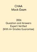 CHAA 2026 Mock Exam &ndash; Certified Healthcare Access Associate Practice Test & Study Guide