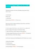 SAP Practice Exam 2 with Questions and Answers