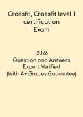 CrossFit Level 1 Certification Practice Exam 2026 &ndash; Complete Trainer Study Guide & Review