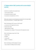 CT Registry Review &lpar;MIC&rpar; questions with accurate detailed solutions
