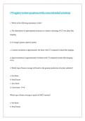 CT registry review questions with correct detailed solutions