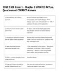 EDUC 1300 Exam 1 - Chapter 1 UPDATED ACTUAL  Questions and CORRECT Answers